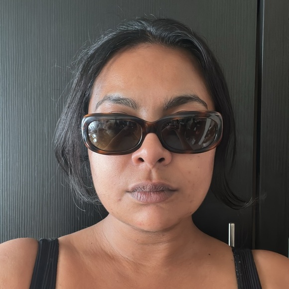 CHANEL Brown Tortoiseshell Havana Quilted Gold CC Square Tint Sunglasses - Picture 8 of 9